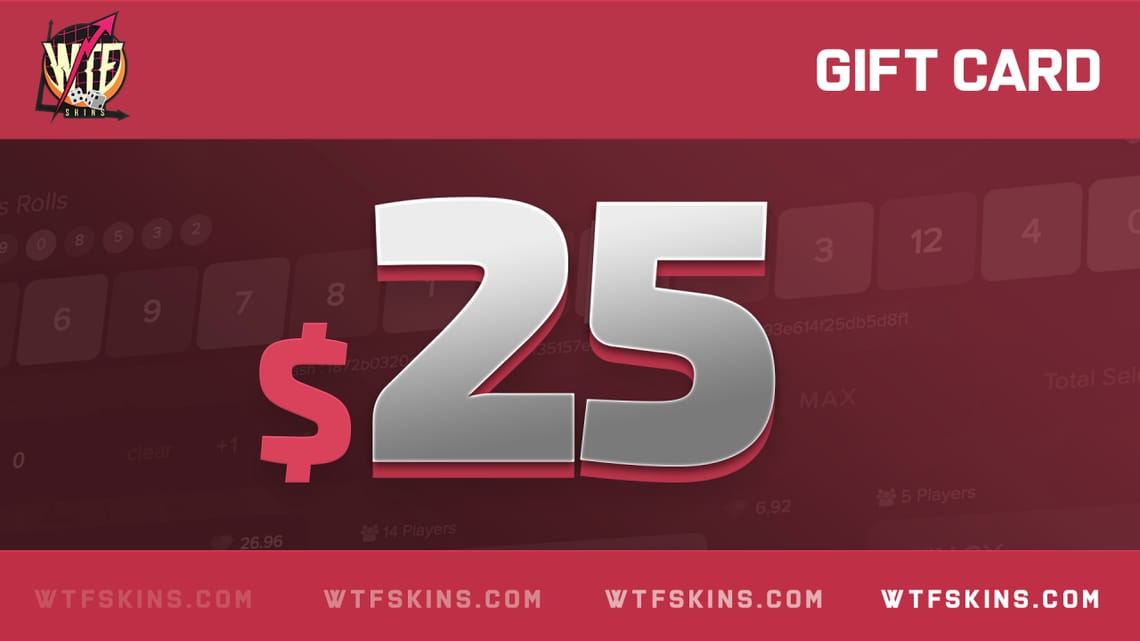 WTFSkins 25 USD Gift Card Buy cheap on