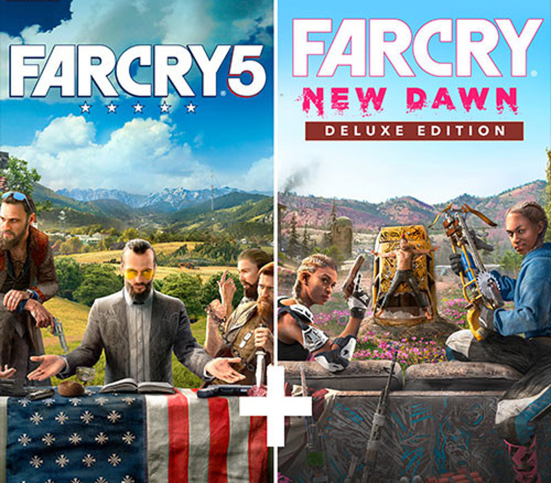 Pacote Far Cry® 5 + Far Cry® New Dawn Edição Deluxe