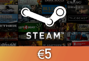 Steam Gift Card €5 EU Activation Code