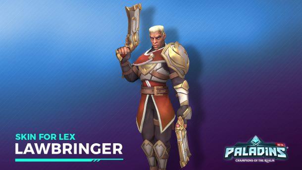Paladins - Lex + Lawbringer Skin PC/Xbox One/PS4 CD Key