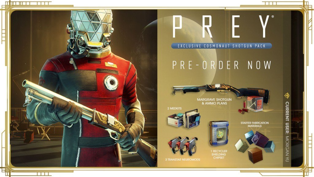 Prey + Cosmonaut Shotgun Pack DLC Steam CD Key
