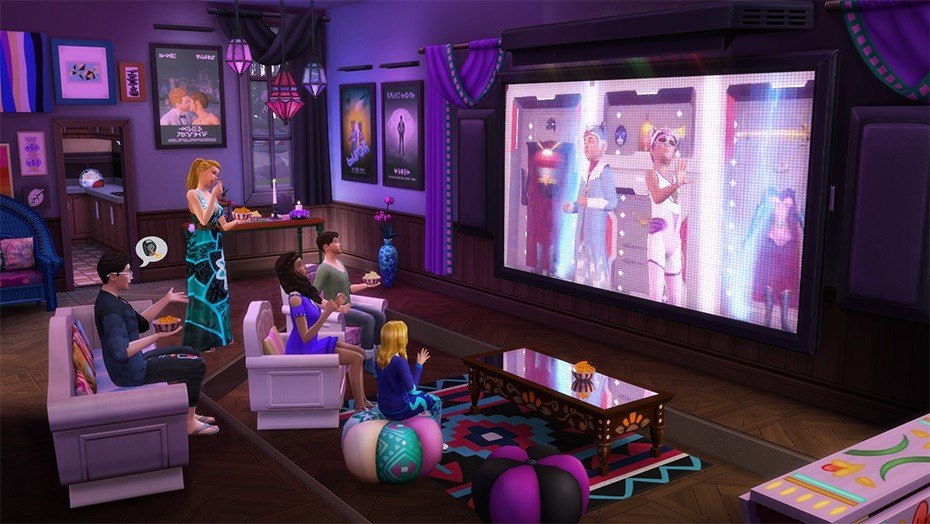 The Sims 4 - Movie Hangout Stuff DLC Origin CD Key