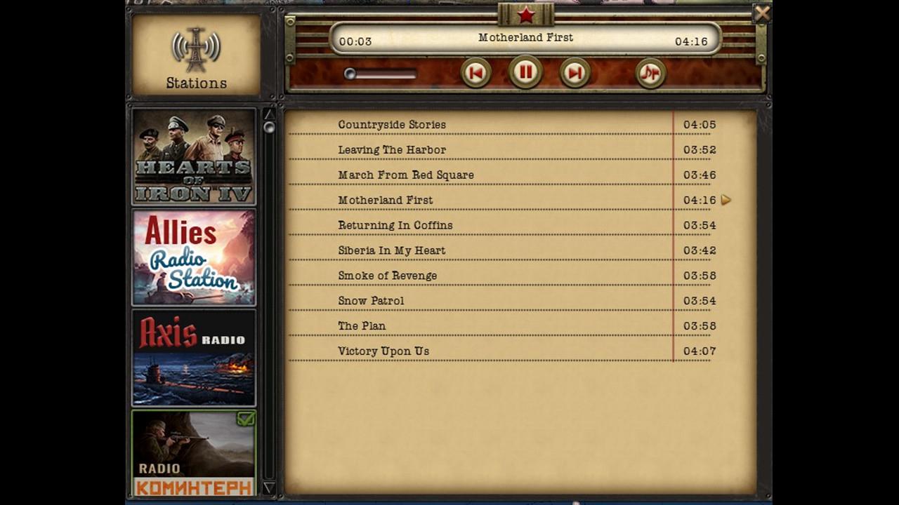 Hearts of Iron IV - Radio Pack DLC Steam CD Key