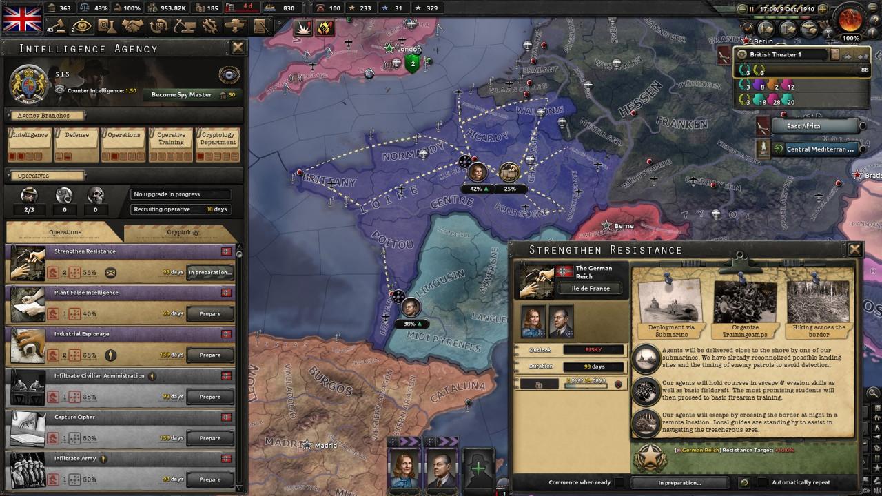 Hearts of Iron IV - La Résistance DLC Steam Altergift