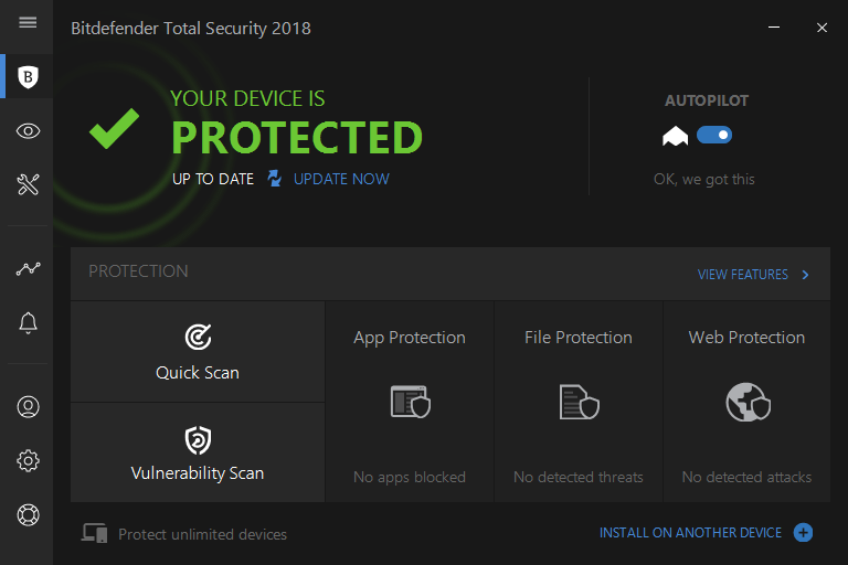 Bitdefender Total Security 2018 Key (15 Months / 5 Devices)