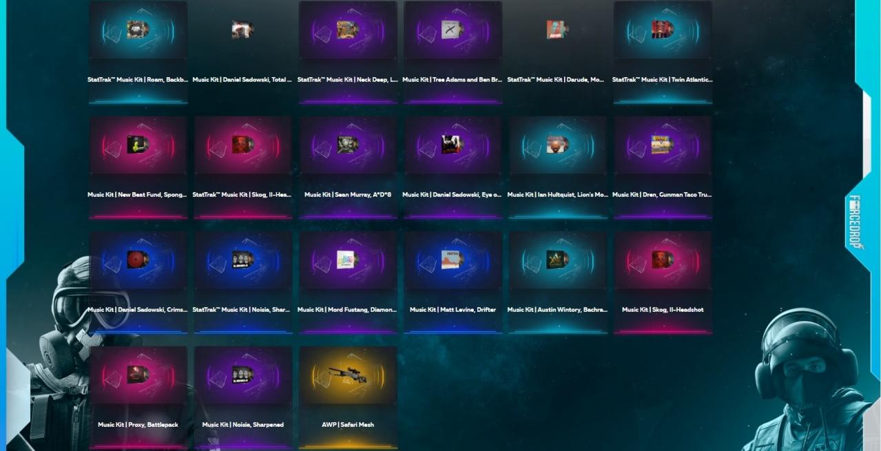 Counter-Strike: Global Offensive RANDOM MUSIC SET by FORCE-DROP.COM CD Key