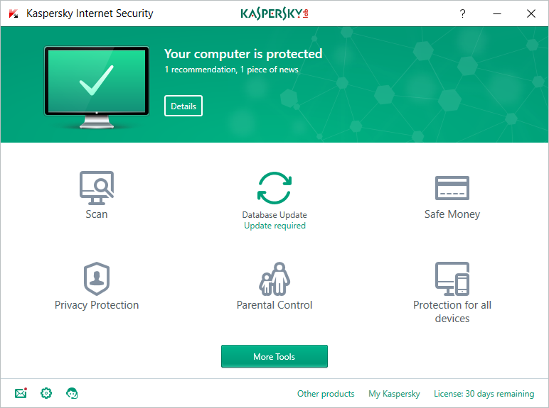 Kaspersky Internet Security 2018 AU/NZ Key (2 Years / 3 PCs)