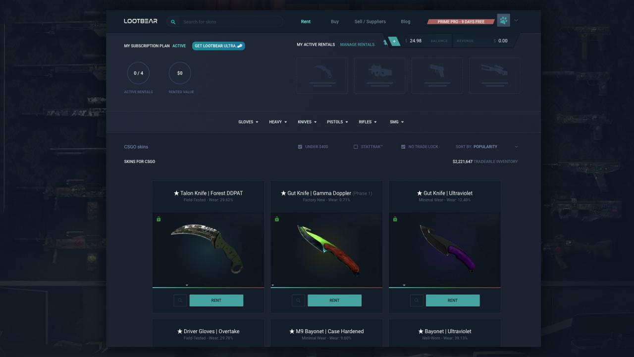 Lootbear 1 Month Subscription Gift Card