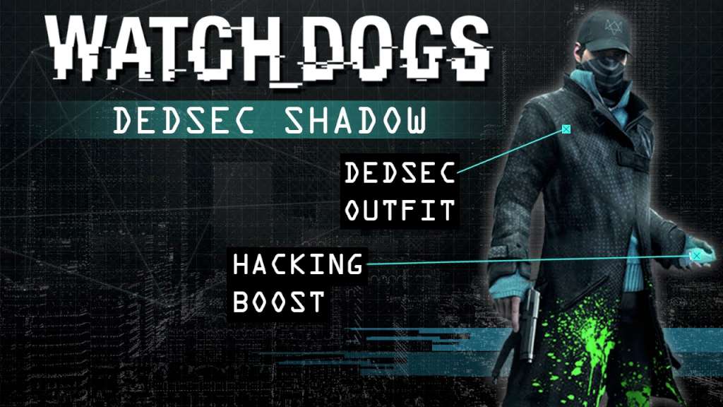 Watch Dogs - DEDSEC Outfit + Chicago South Club Skin Pack DLC EU PS3 CD Key