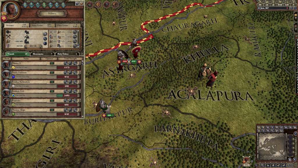 Crusader Kings II - Rajas of India DLC Steam CD Key