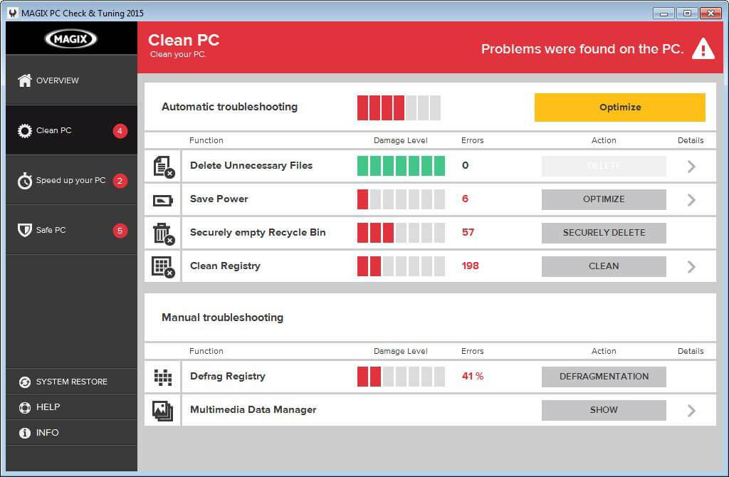 MAGIX PC Check & Tuning 2015 SEA Steam Gift