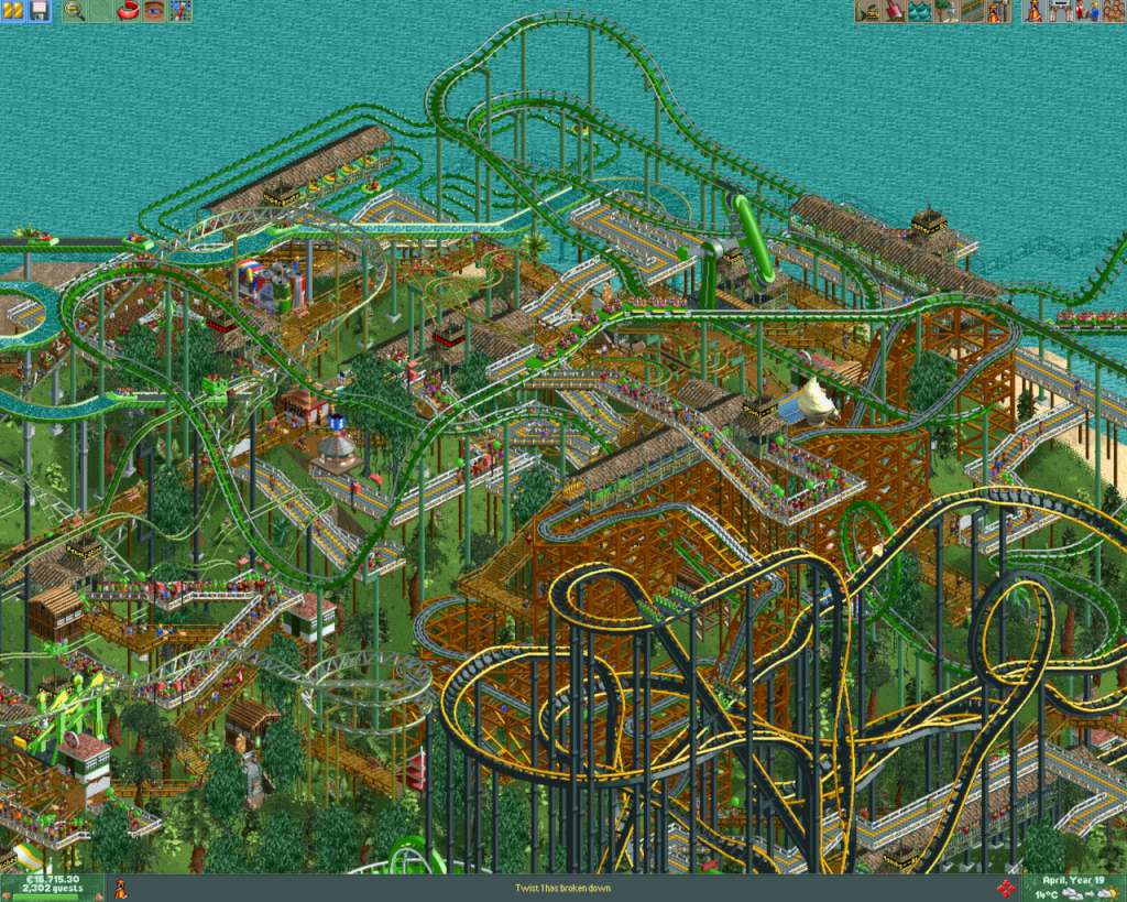 RollerCoaster Tycoon 2: Triple Thrill Pack GOG CD Key