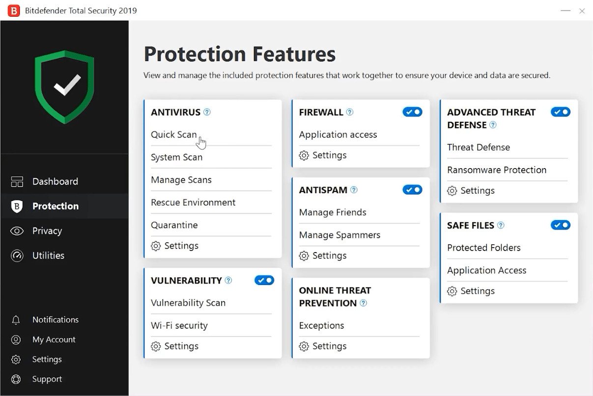 Bitdefender Total Security 2019 Key (1 Year / 10 Devices)