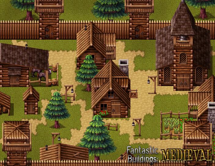 RPG Maker VX Ace - Fantastic Buildings: Medieval EU Steam CD Key