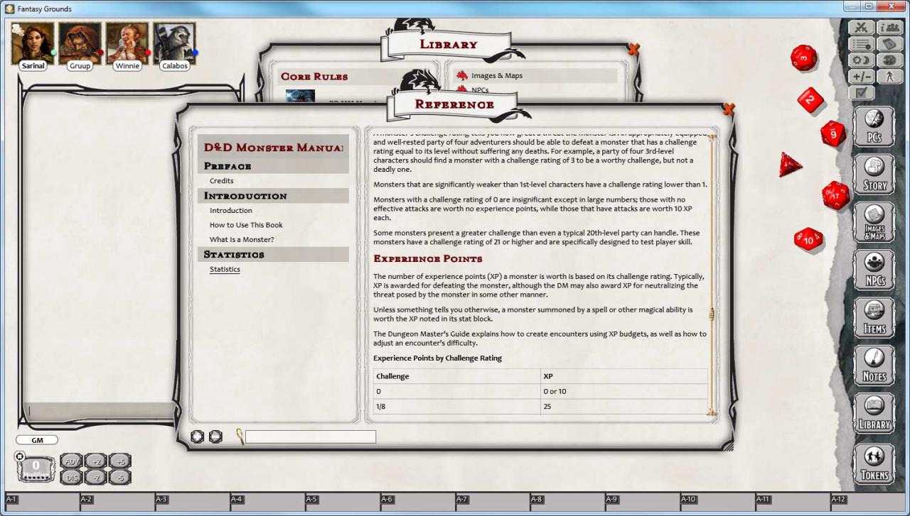 Fantasy Grounds - D&D Monster Manual DLC Steam CD Key