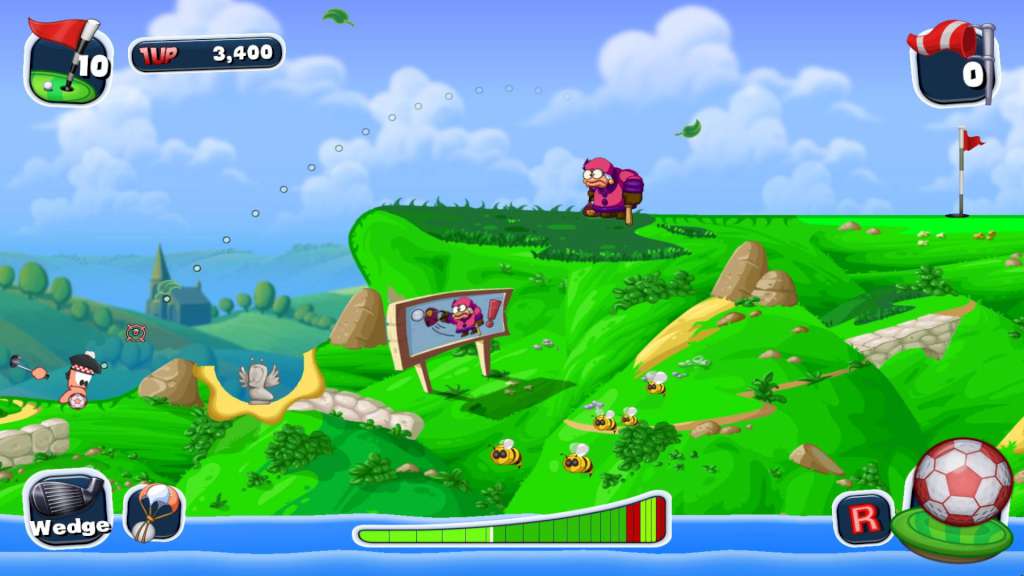 Worms Crazy Golf Steam CD Key
