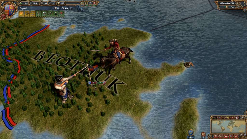 Europa Universalis IV - Colonial British and French Unit Pack DLC Steam DLC Key