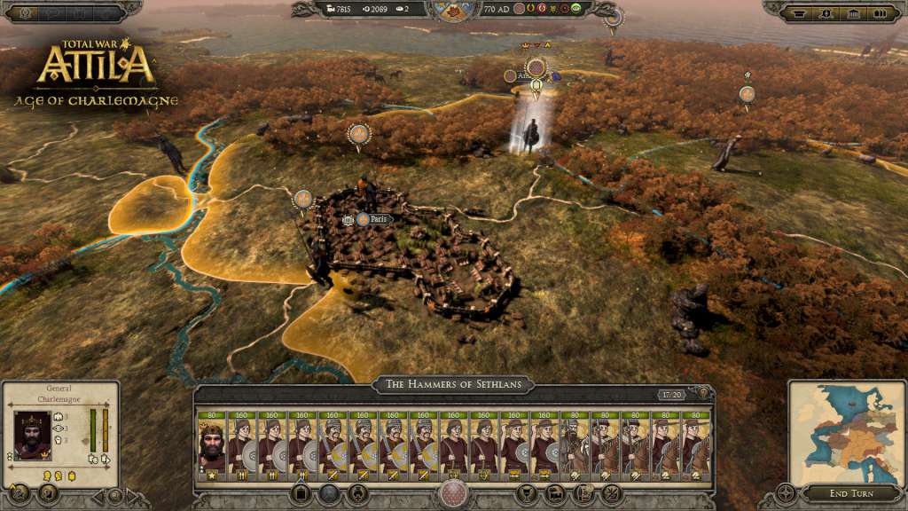 Total War: ATTILA - Age of Charlemagne Campaign Pack DLC Steam Gift