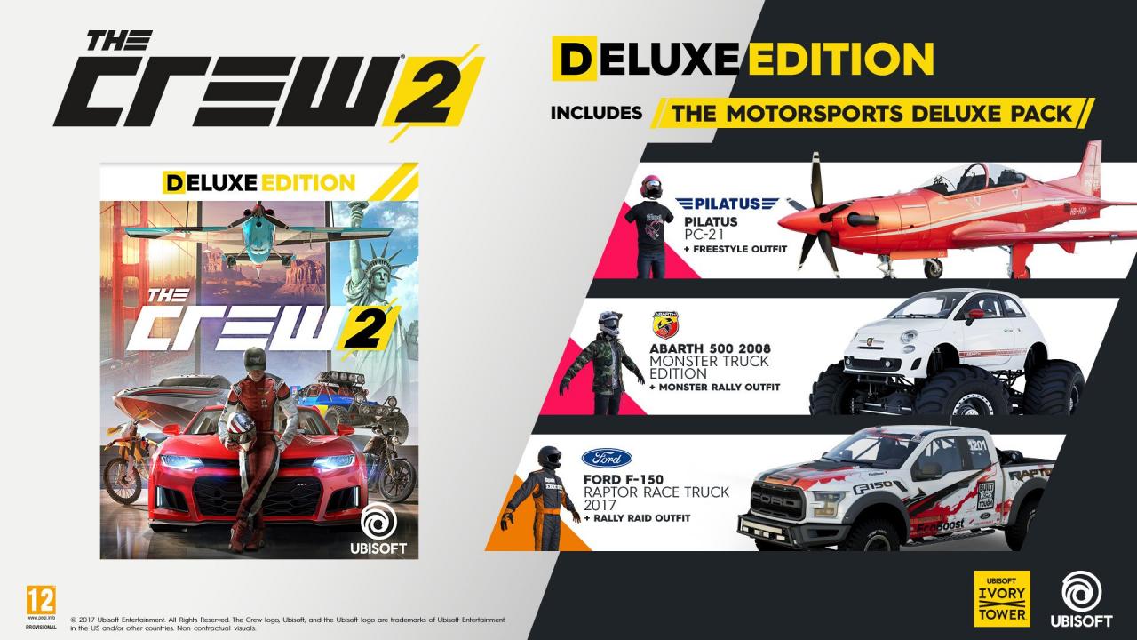 The Crew 2 Deluxe Edition EU Uplay CD Key
