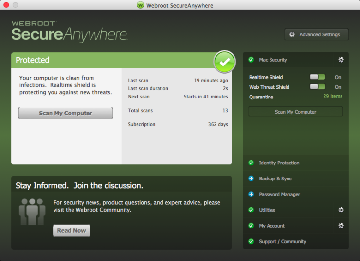 Webroot SecureAnywhere Complete 2020 Key (1 Year / 3 Devices)
