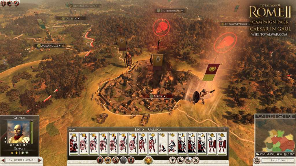 Total War: ROME II - Caesar in Gaul Campaign Pack DLC Steam CD Key