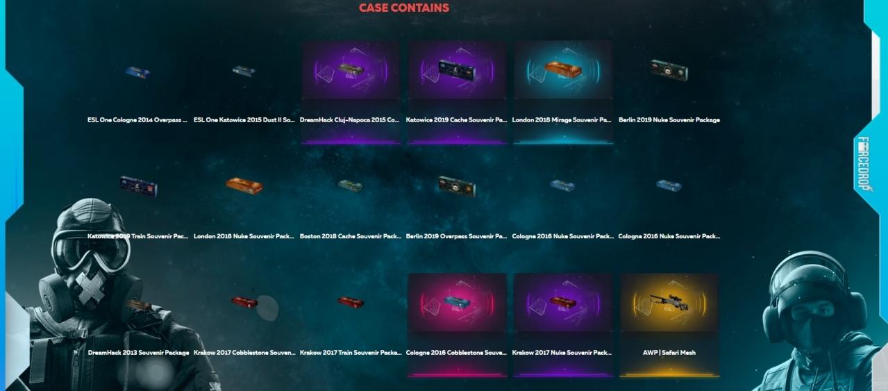 Counter-Strike: Global Offensive RANDOM SOUVENIR SET by FORCE-DROP.COM CD Key