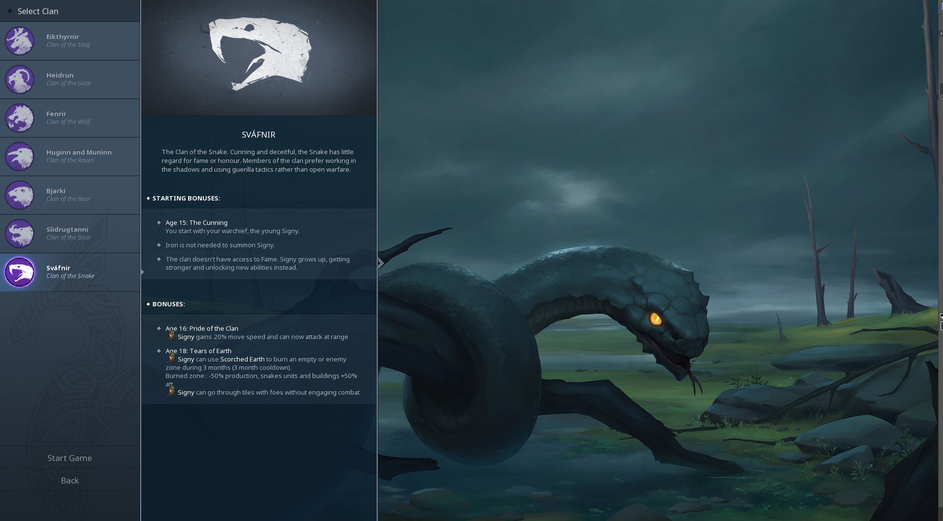 Northgard - Sváfnir, Clan of the Snake DLC Steam CD Key