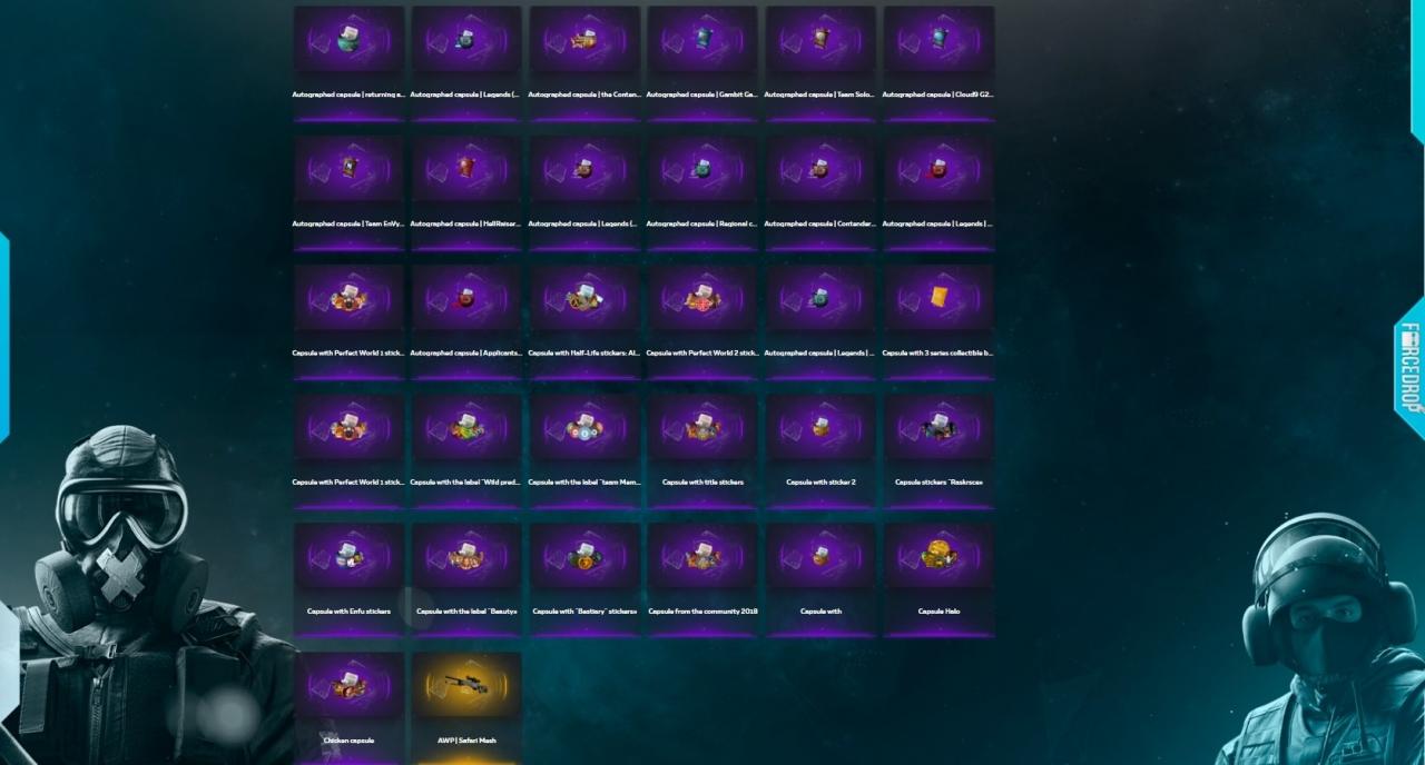 Counter-Strike: Global Offensive RANDOM CAPSULE by FORCE-DROP.COM CD Key