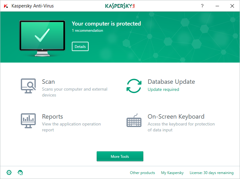 Kaspersky Anti Virus 2018 EU Key (1 Year / 3 PC)