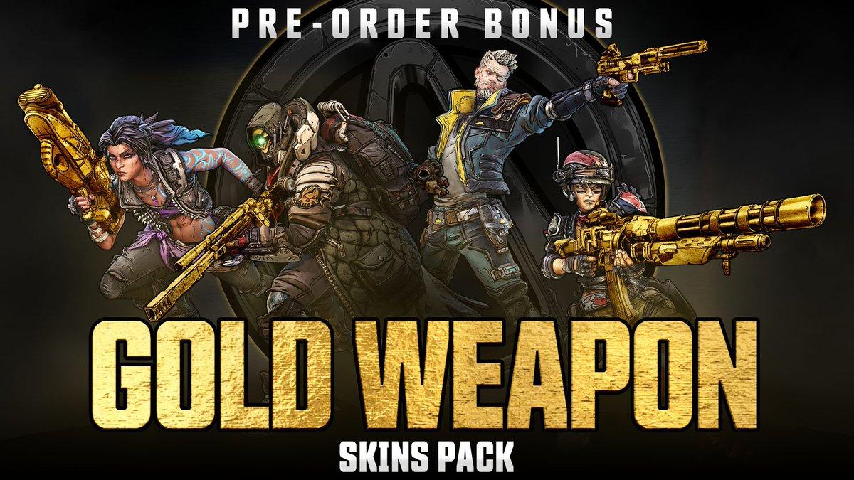 Borderlands 3 - Gold Weapon Skins Pack DLC Epic Games CD Key