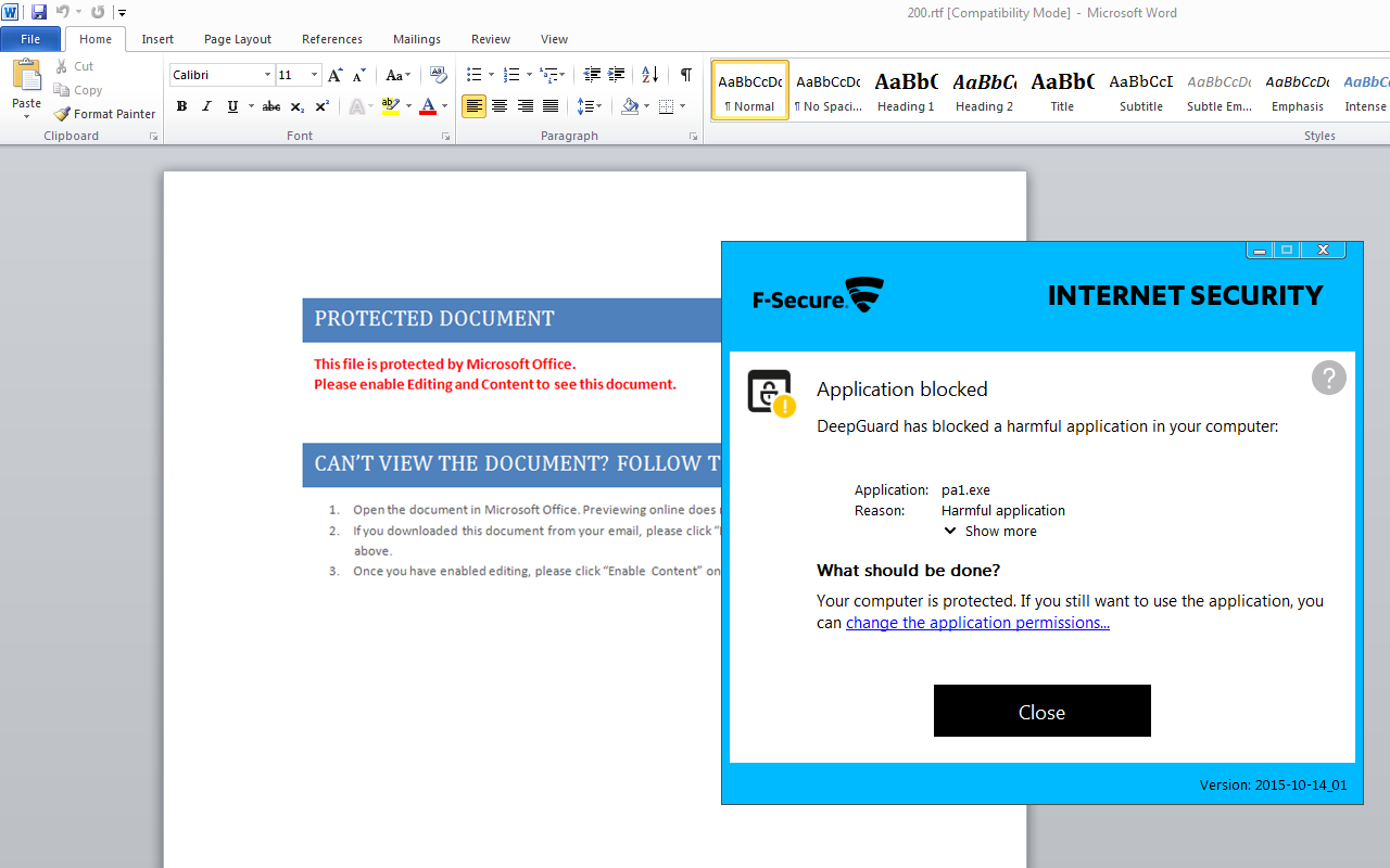 F-Secure Internet Security 2020 CD Key (1 Year / 3 PCs)