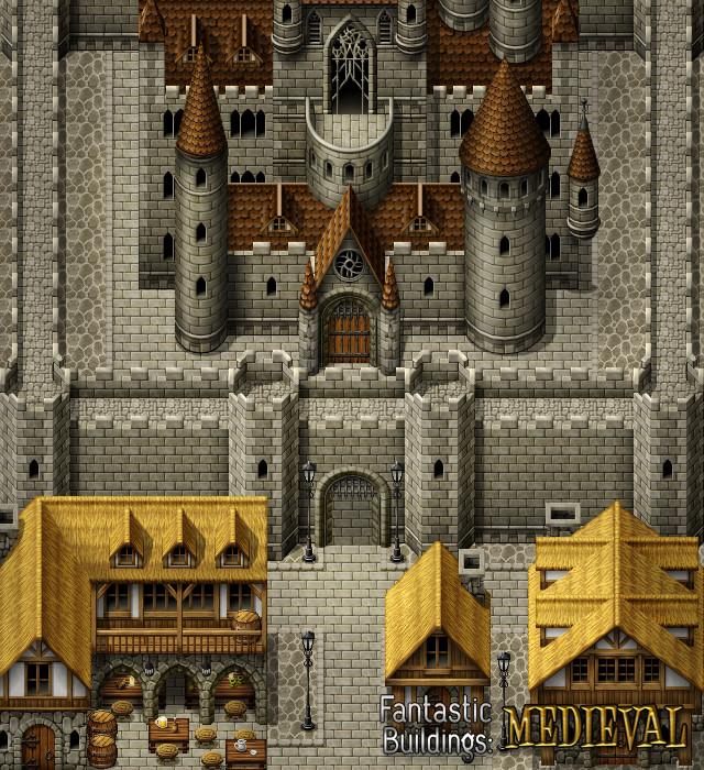 RPG Maker MV - Fantastic Buildings: Medieval DLC EU Steam CD Key