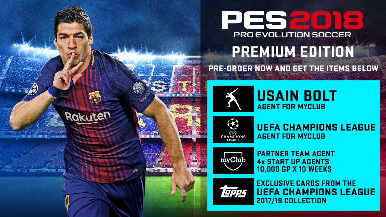 Pro Evolution Soccer 2018 Premium Edition RoW Steam CD Key