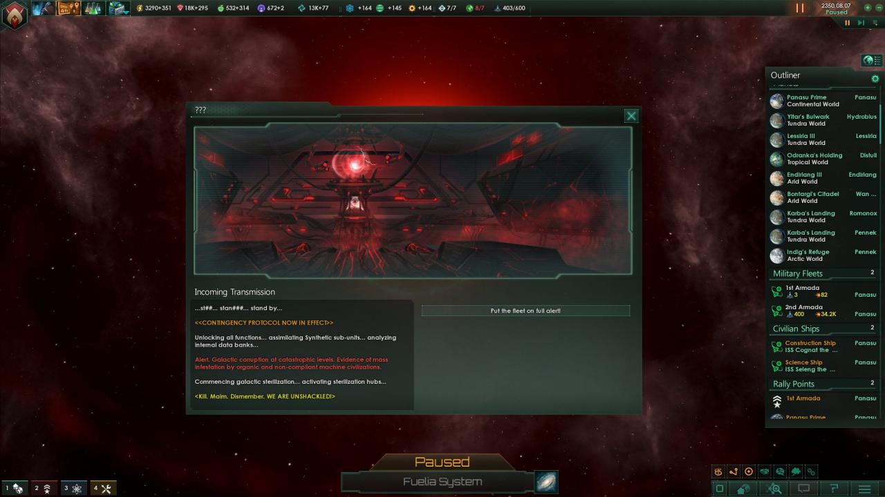 Stellaris - Synthetic Dawn RU VPN Required Steam CD Key