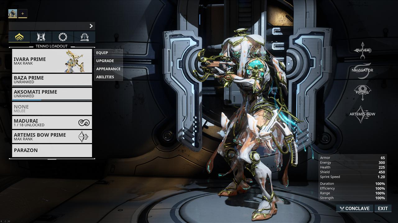 Warframe Ivara Prime Access: Prowl Bundle DLC Manual Delivery