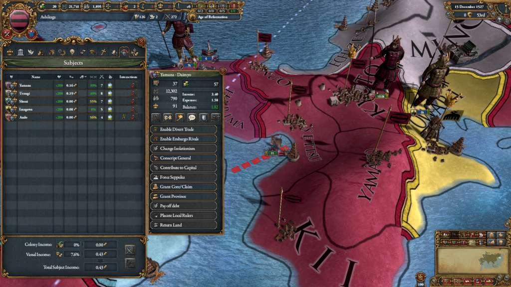 Europa Universalis IV - Mandate of Heaven Expansion Steam Altergift