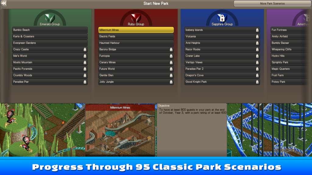 RollerCoaster Tycoon Classic Steam CD Key