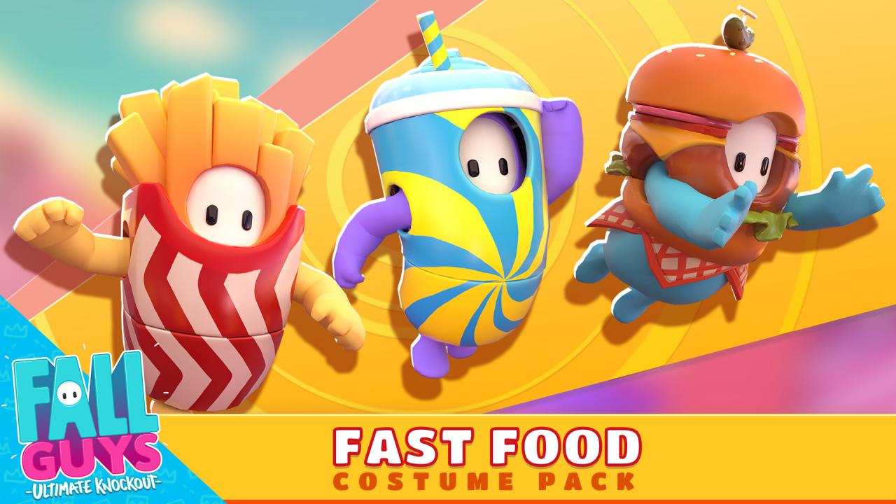 Fall Guys - Fast Food Costume Pack DLC Steam Altergift
