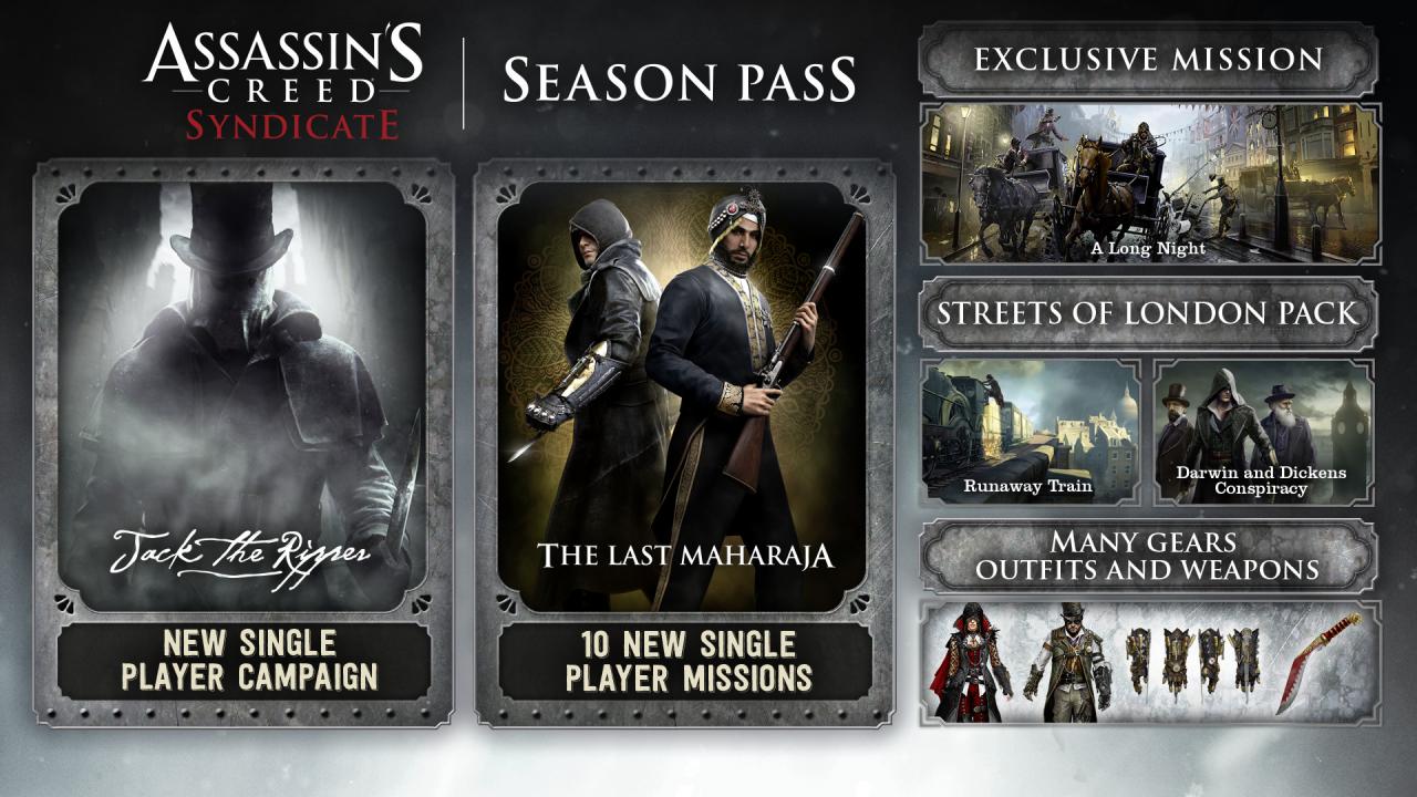 Assassin's Creed Syndicate - Season Pass Uplay CD Key