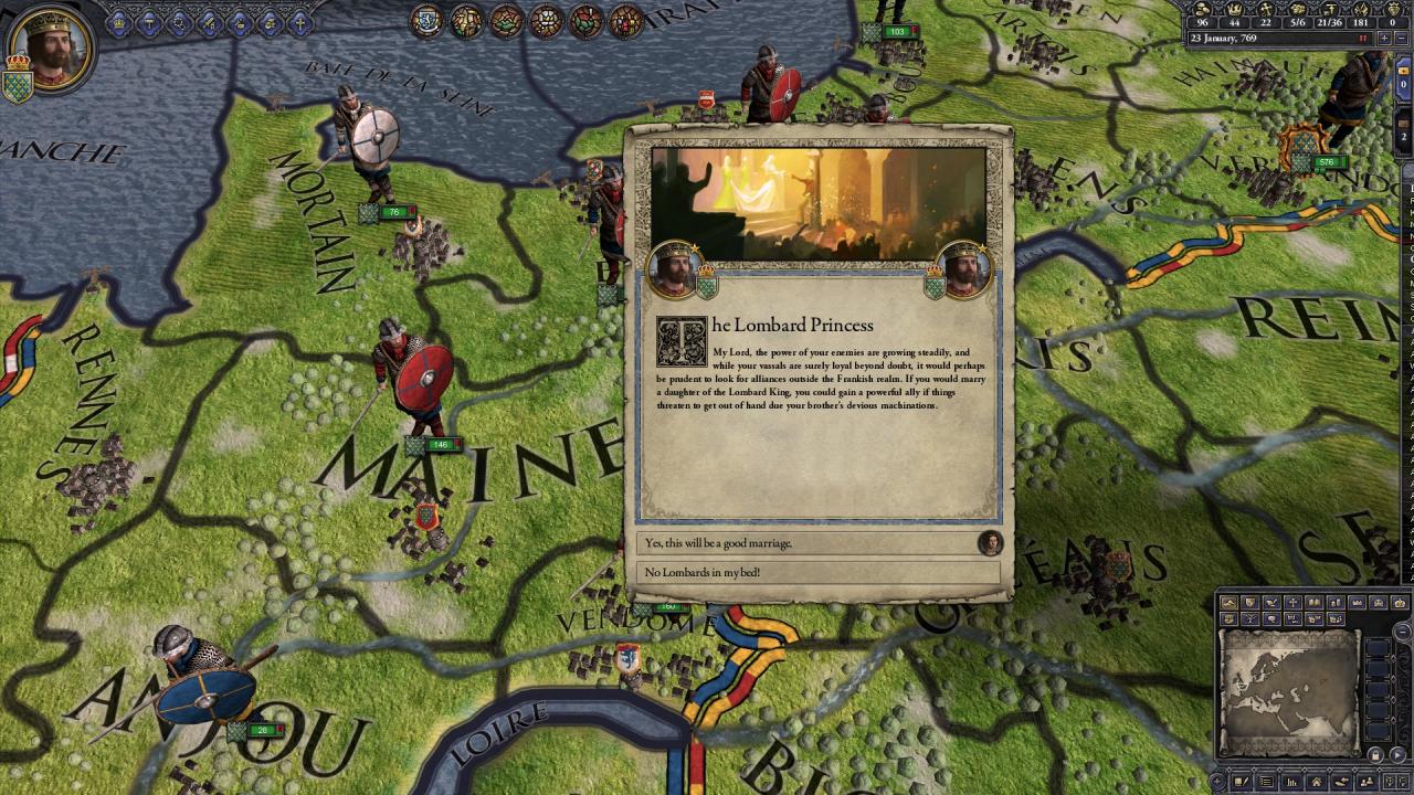 Crusader Kings II - Charlemagne DLC Steam Altergift
