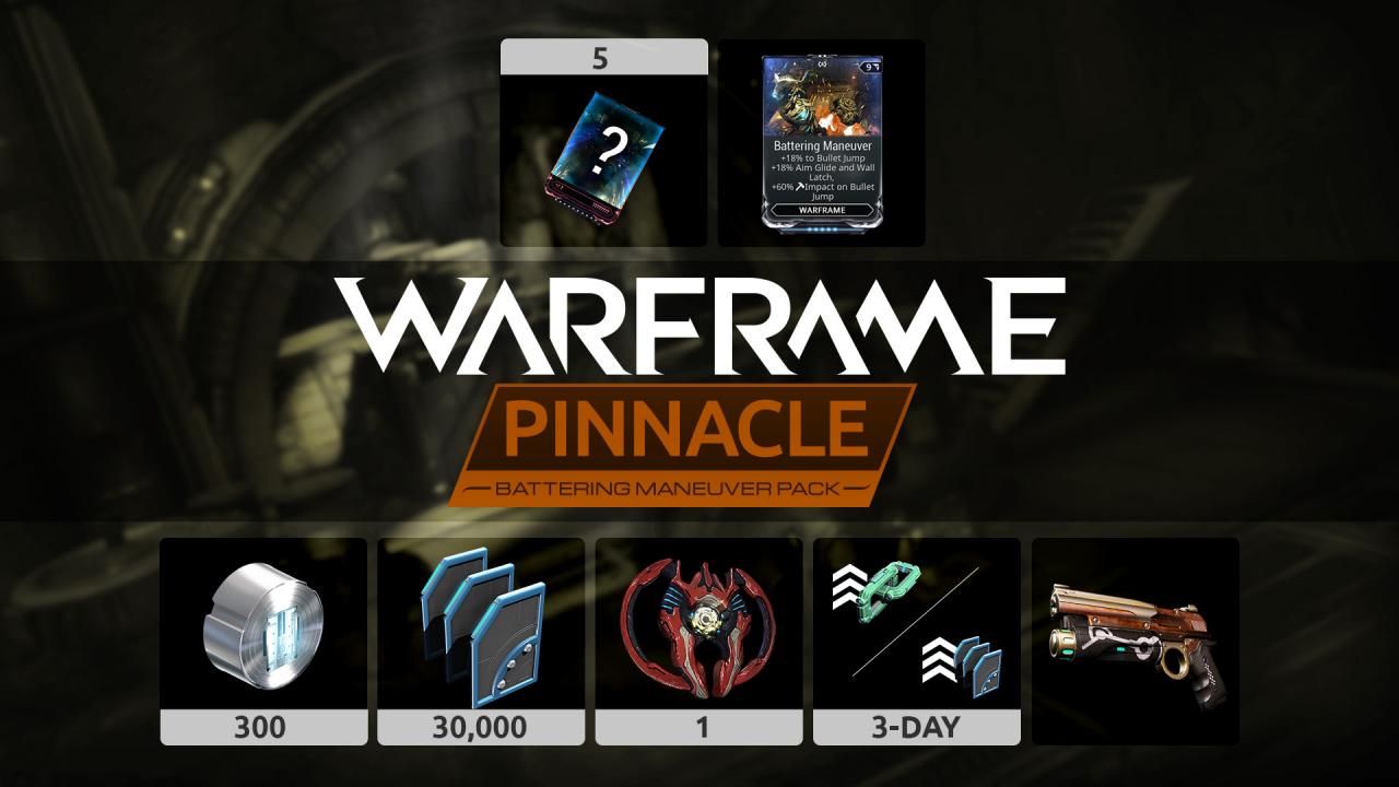 Warframe: Battering Maneuver Pinnacle DLC Steam CD Key