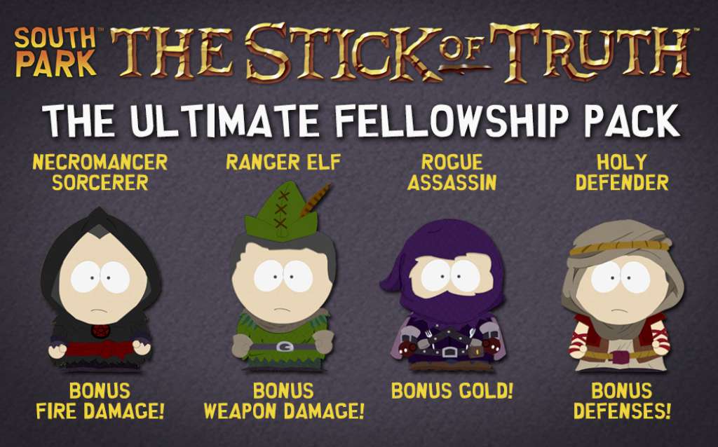 South Park: The Stick of Truth - Super Samurai Spaceman Pack Steam CD Key