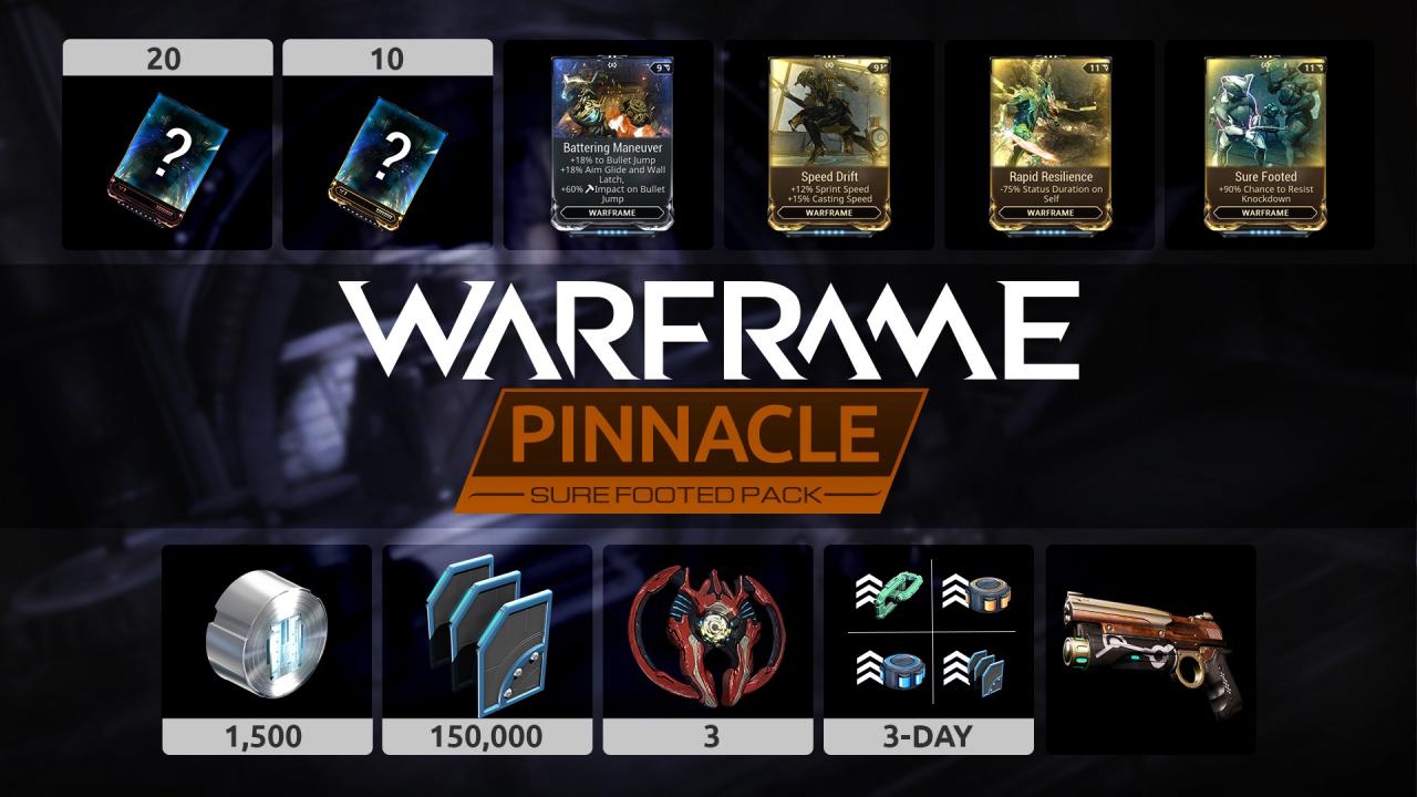 Warframe - Sure Footed Pinnacle DLC Steam CD Key