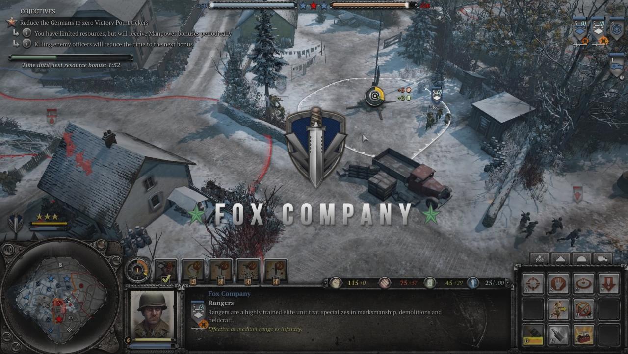 Company of Heroes 2 - Ardennes Assault Fox Company Rangers DLC Steam Gift