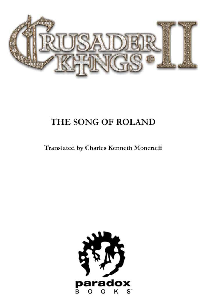 Crusader Kings II: Ebook - The Song of Roland DLC Steam CD Key