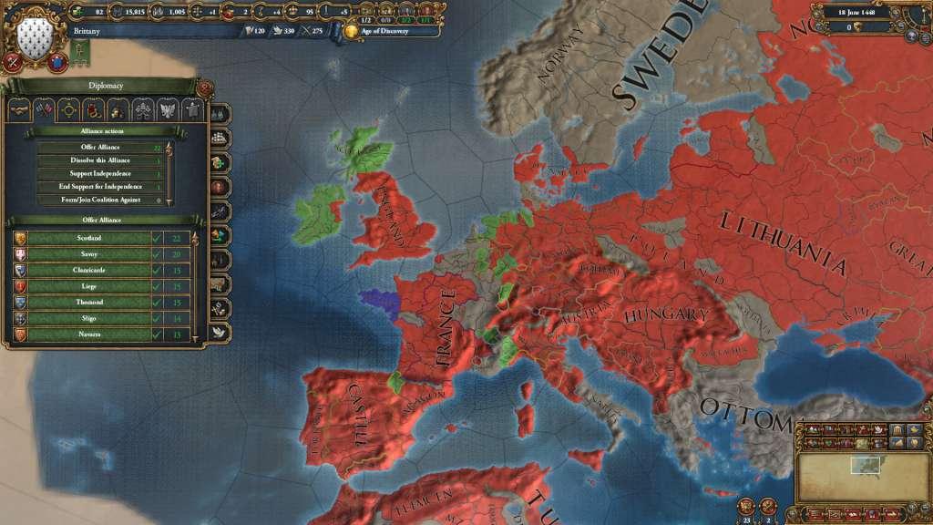 Europa Universalis IV - Mandate of Heaven Expansion RU VPN Required Steam CD Key