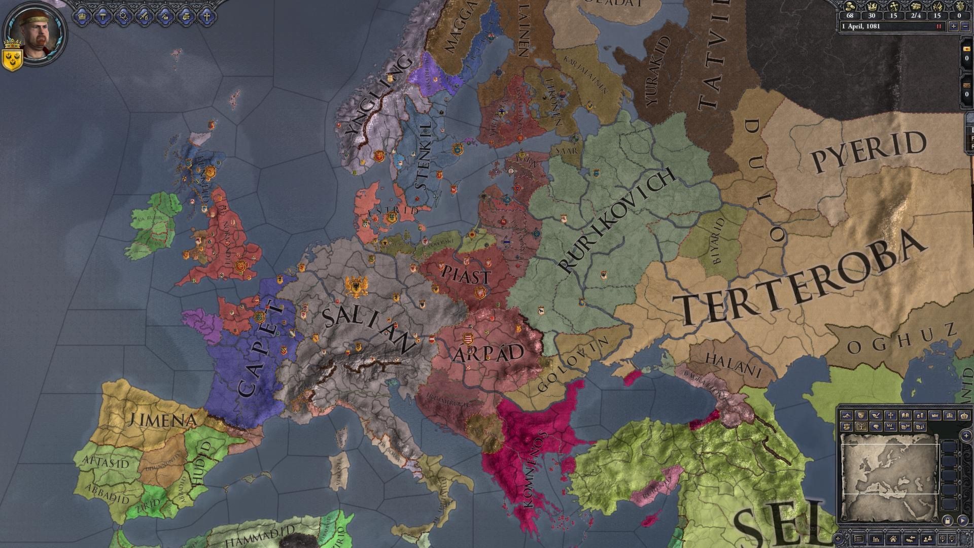 Crusader Kings II - Dynasty Shield III DLC Steam CD Key