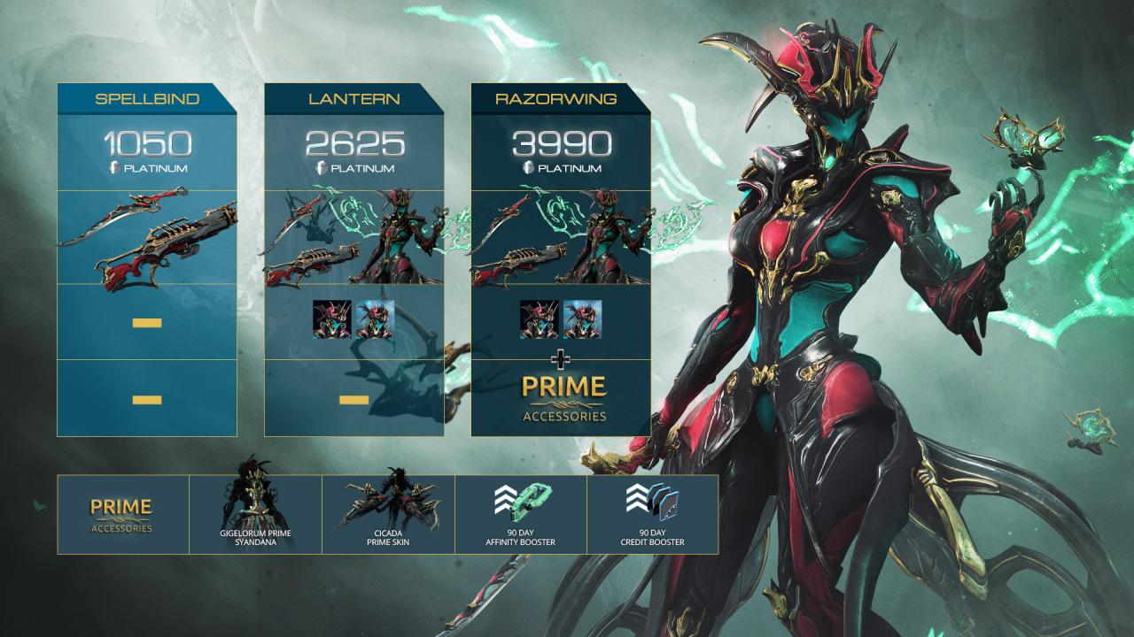 Warframe - Titania Prime Access: Lantern Bundle DLC Manual Delivery