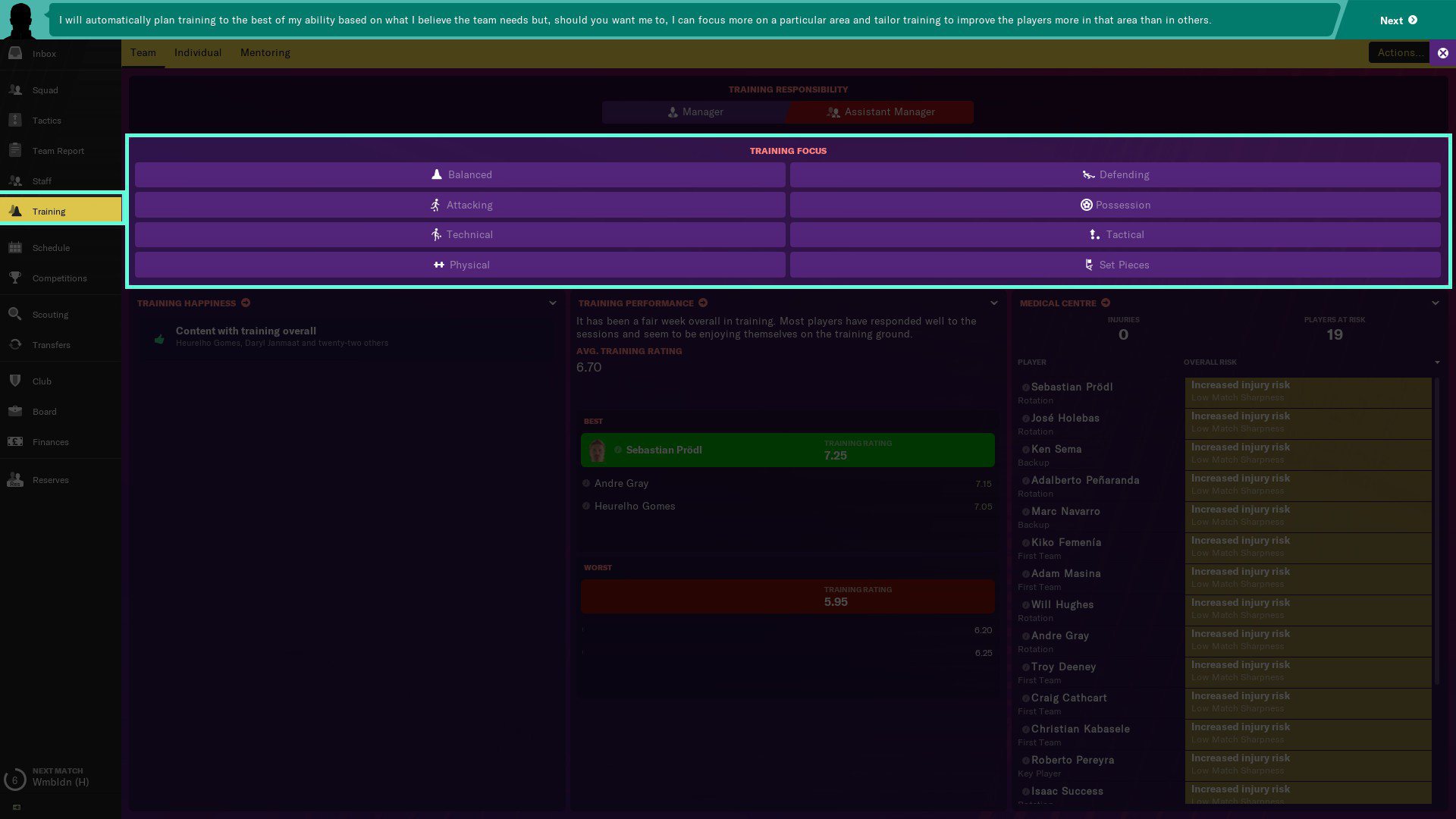 Football Manager Touch 2019 EU Steam CD Key