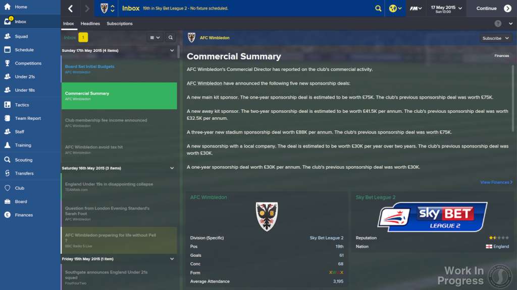 Football Manager 2015 RU VPN Required Steam Gift